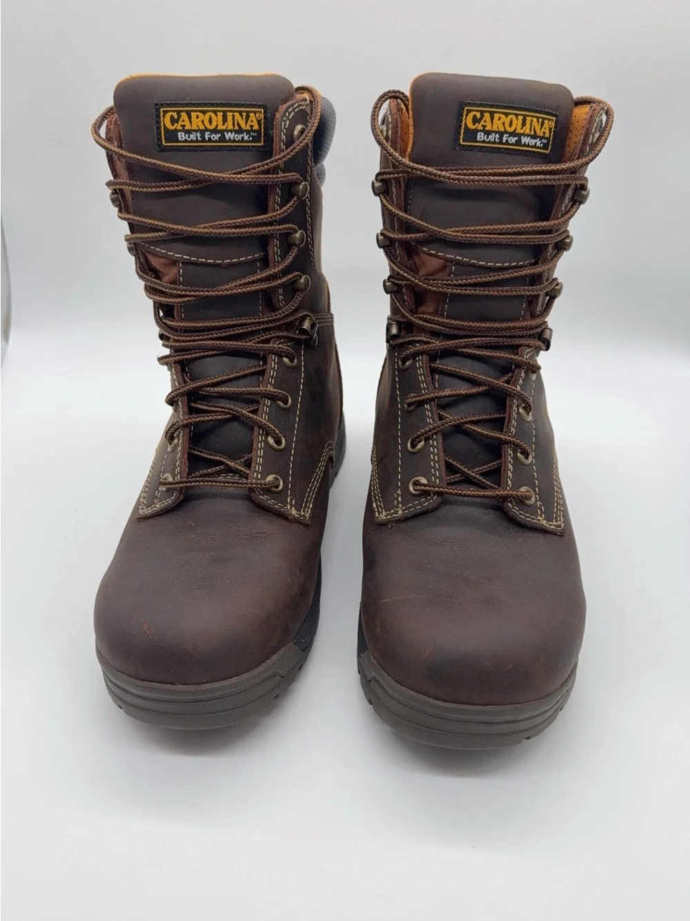 Carolina Waterproof Broad Soft Toe Work Boots Mens Size 11 2E new leather upper